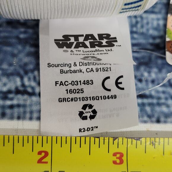 Walt Disney Star Wars TSUM TSUM R2-D2 DROID 3.5"Plush with tags - Picture 4 of 5